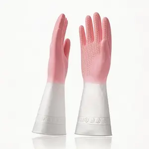 2Pcs 2-In-1 Magic Silicone Scrubber Mitts Heat Resistant Kitchen Cleaning Gear for Rapid Dishwashing & Surface Scrubbing Gloves Pack