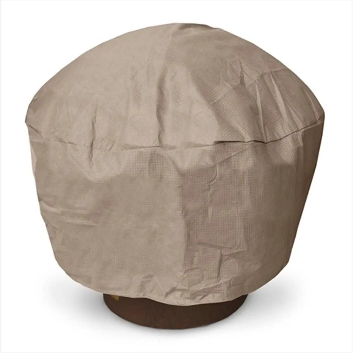 212 MAIN KoverRoos III Medium Taupe Firepit Cover - 35 Dia x 16 H in, Drawstring, Lightweight, Durable, Dust Protection for Patio Furniture, Dust Cover