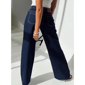 Darla Low Rise Straight Leg Jean Dark Blue Wash Petite