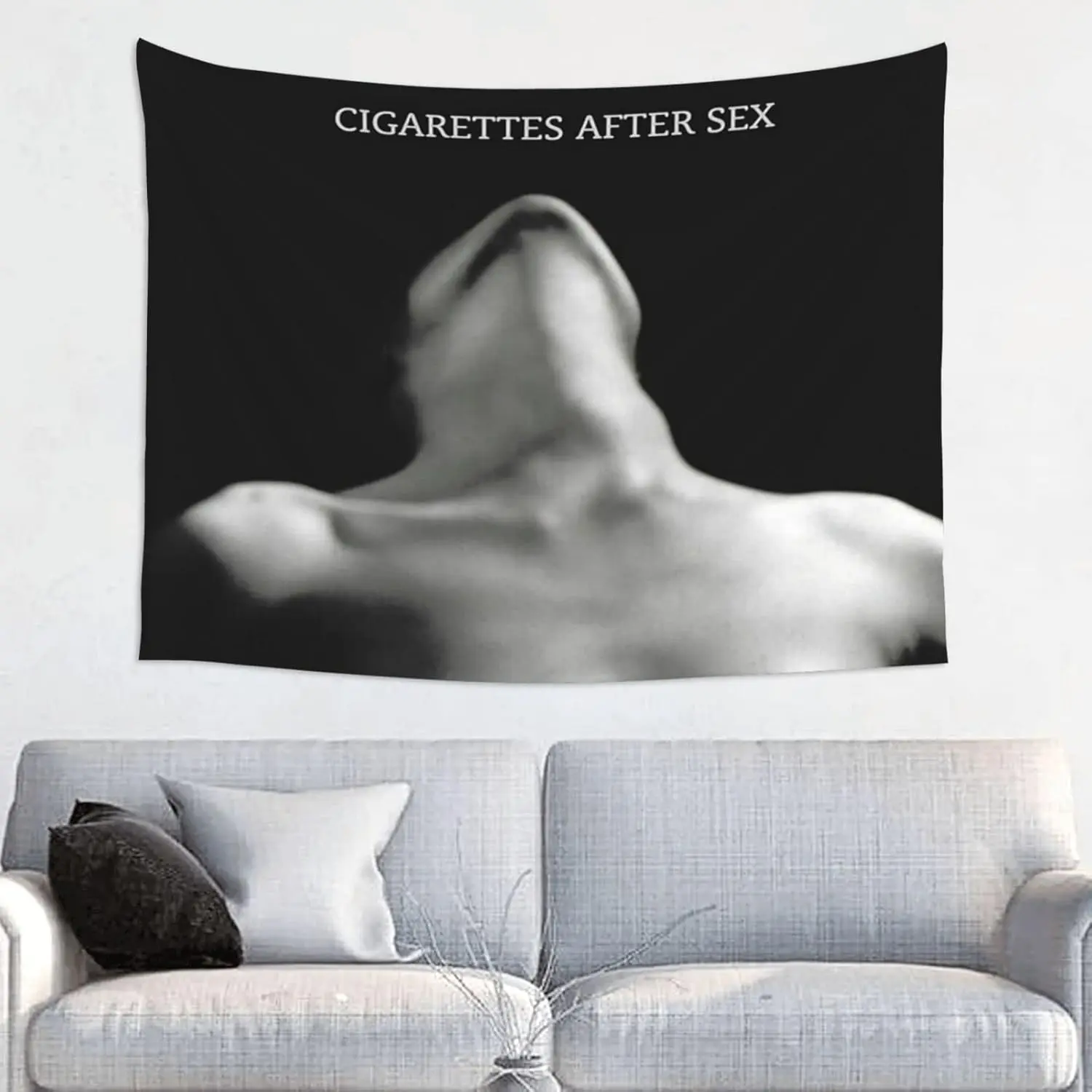 Cigarettes After Sex Print Flag Wall Art Tapestry - Home Decor Supplies for Interior Decoration, Ideal for Dormitories and Living Rooms
