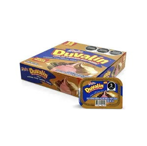 Duvalin 4 Sabores Mexican Sweets hazelnut Strawberry Vanilla Cajeta Snack Candy 12 Pieces