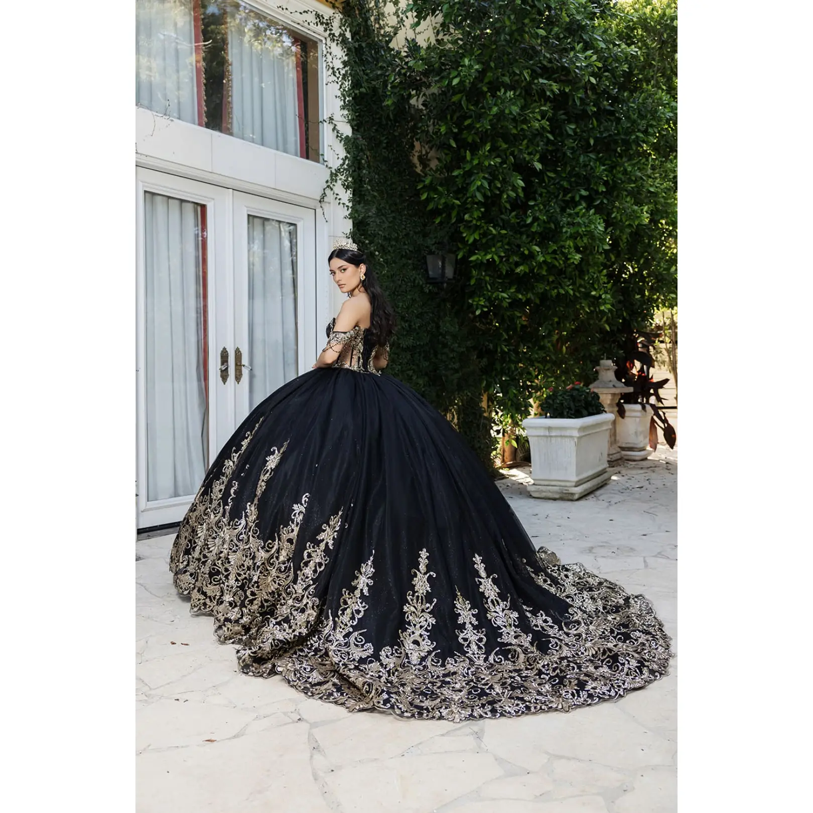 blue dress for baby girl Long Ball Gown Sweet 16 Quinceanera Dress main image 1