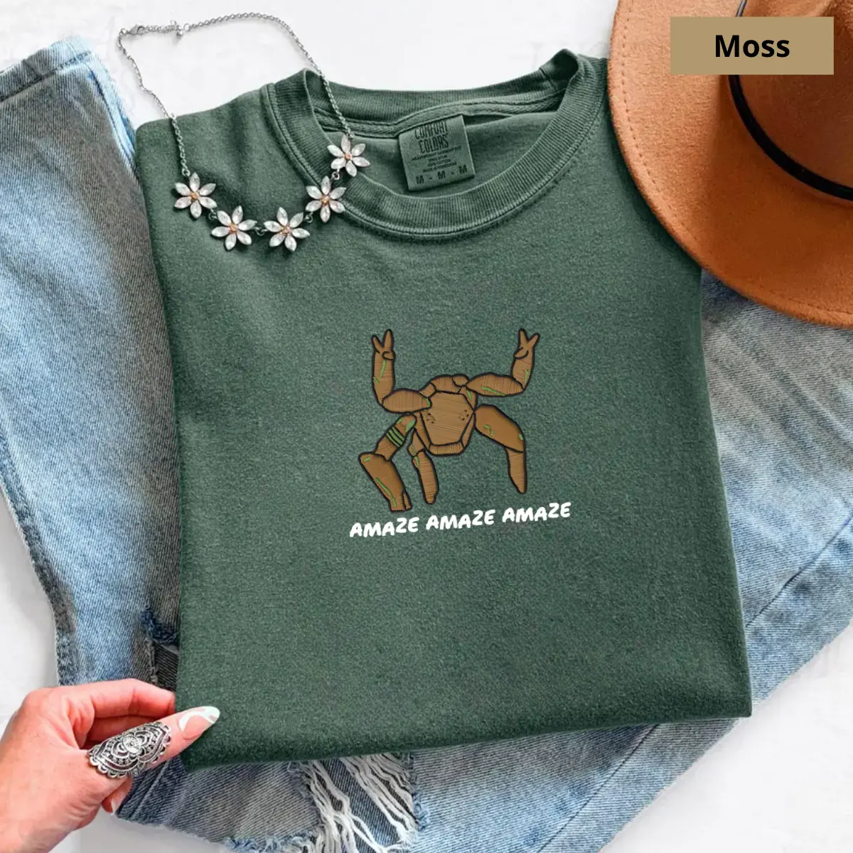 Comfort Colors Amaze Amaze Amaze Rocky T-Shirt, Project Hail Mary Graphic Tee, Funny Sci-Fi Book Lover Shirt, Rocky Spider Alien Unisex Top