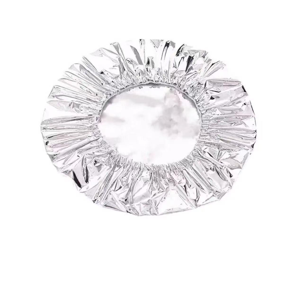 Elastic Aluminum Foil Food Covers Reusable Lids Fit Bowls Plates Keep Fresh Warm For Home Parties Picnics Meal Prep Leftovers Microwave Safe Easy Clean Replace Plastic Wrap 50Pack 100Pack 150Pack Fit 411 Inches Practical Kitchen Tool