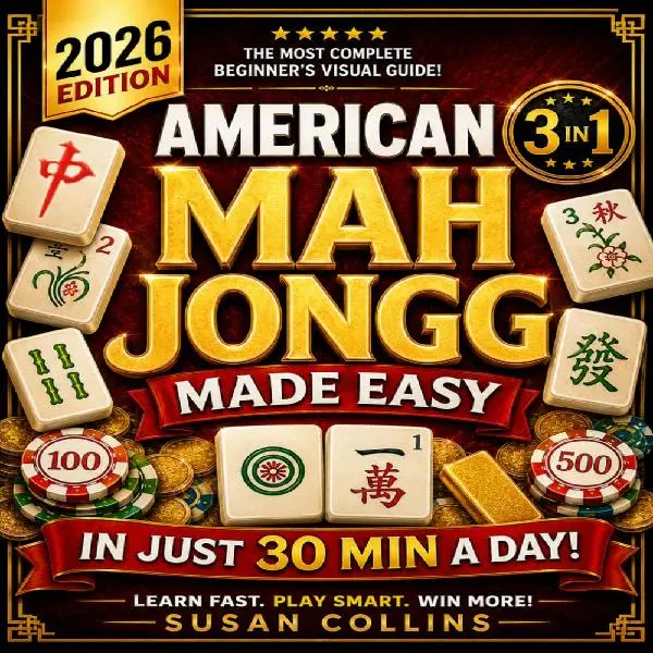 American Mah Jongg Made Easy: [3 in 1] The Most Complete Beginner’s Visual Guide with Step-by-Step Instructions, Game Examples, and the Latest NMJL Winning Card Strategies
