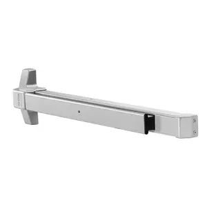 VEVOR  Push Bar Door Locks, Carbon Steel Panic Bars for Exit Doors, with Exterior Lever and 3 Keys, Push Bar Panic Exit Device Door Hardware for Metal Wood Door, for Left and Right Handed Doors
