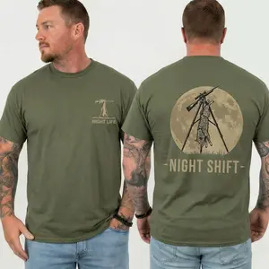 Coyote Night Life Hunting Hoodie - Hunting Coyote Hoodie Thermal Predator Hunter Gear - Pullover Sweatshirt Mens Gift - Gift For Hunters