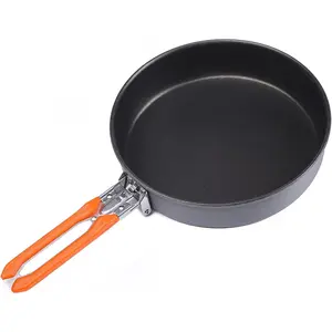 Fire-Maple 7.6 Inch Camping Frying Pan w/Nonstick Coating| Durable Lightweight Camping Skillet for Cooking Egg Steak| Outdoor Kitchen Equipment Gear| Portable Backpacking Cooking Pan
