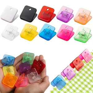 20/40Pcs Quilting Clips and Sewing Fabric Clips, Multipurpose Square Plastic Clips for Sewing Crafts, Paper, Files, Food Bags, Hanging Pictures, Photos, Holiday Decorations, Fastener Clip (Mixed Colors)
