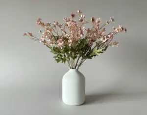 Faux Dogwood Flower - Pink (10 Stems)