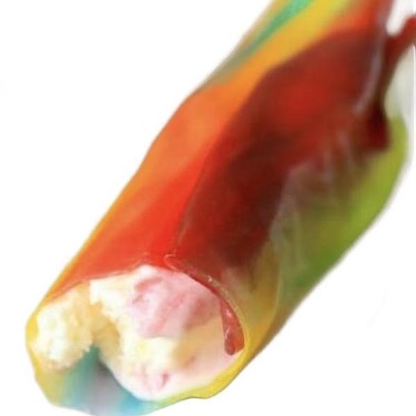 Freeze dried fruit rollup 2 roll  marshmallow fluff Sweet Crunchy