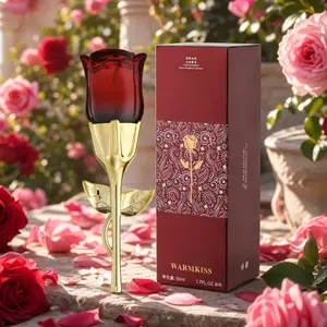 Rose Scented Women's Perfume, Long-Lasting Floral Fragrance, 50ML Midnight Rose Eau De Toilette, Ideal Gift for Daily Use & Special Occasions, Floral Scents Perfume