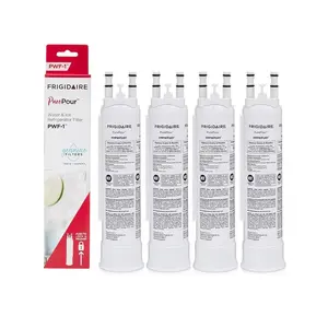 Frigidaire EPPWFU01 PurePour PWF-1 Refrigerator Water Filter, Replacement Cartridge Reduces 99% of Contaminants (Chlorine, Lead, Mercury), NSF/ANSI 42, 53 & 401 Certified, 6-Month Lifespan
