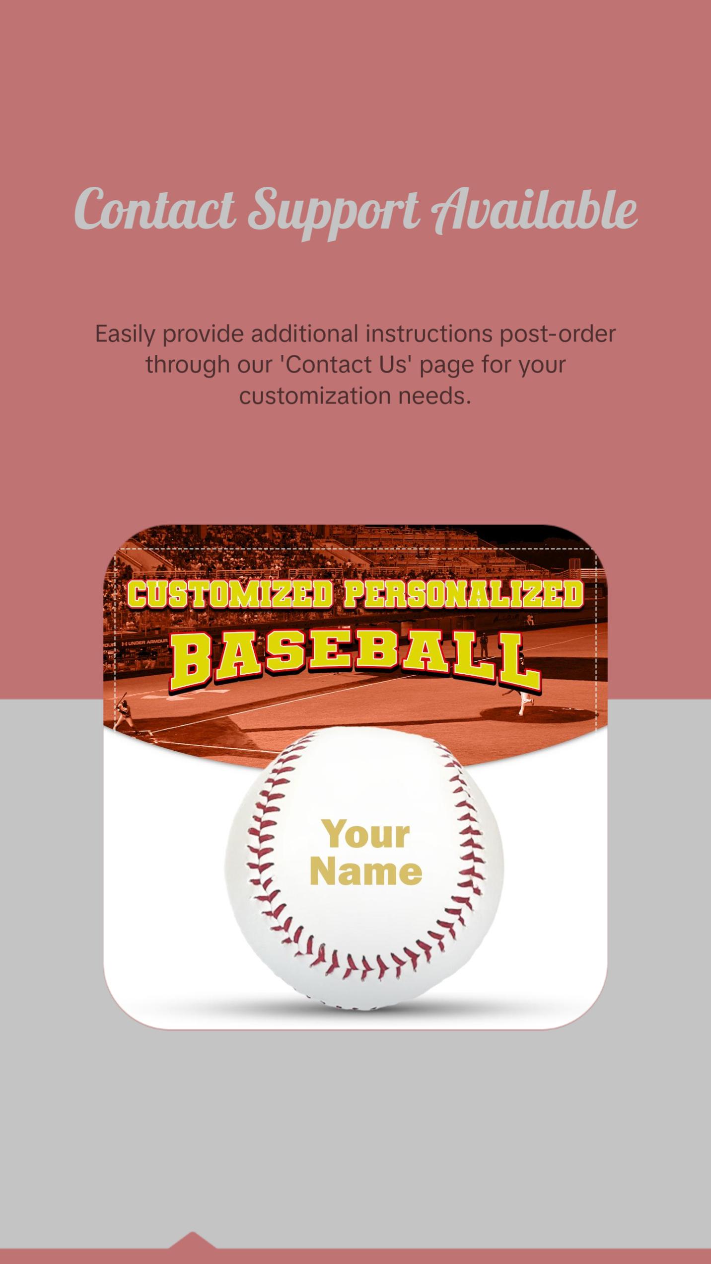Customized Personalized Baseball, Gift or Display Baseball