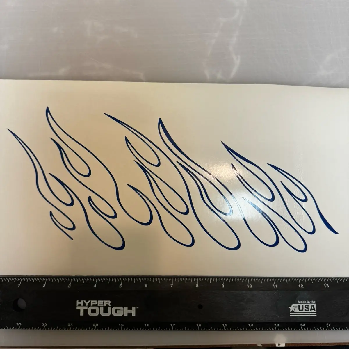 Quarter Window Flames Decal Quarter Window Flames Decal