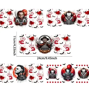 Horror Season Wrap for Cups Mugs Tumblers Spooky Touch Halloween uvdtf Design choose your favorite wrap