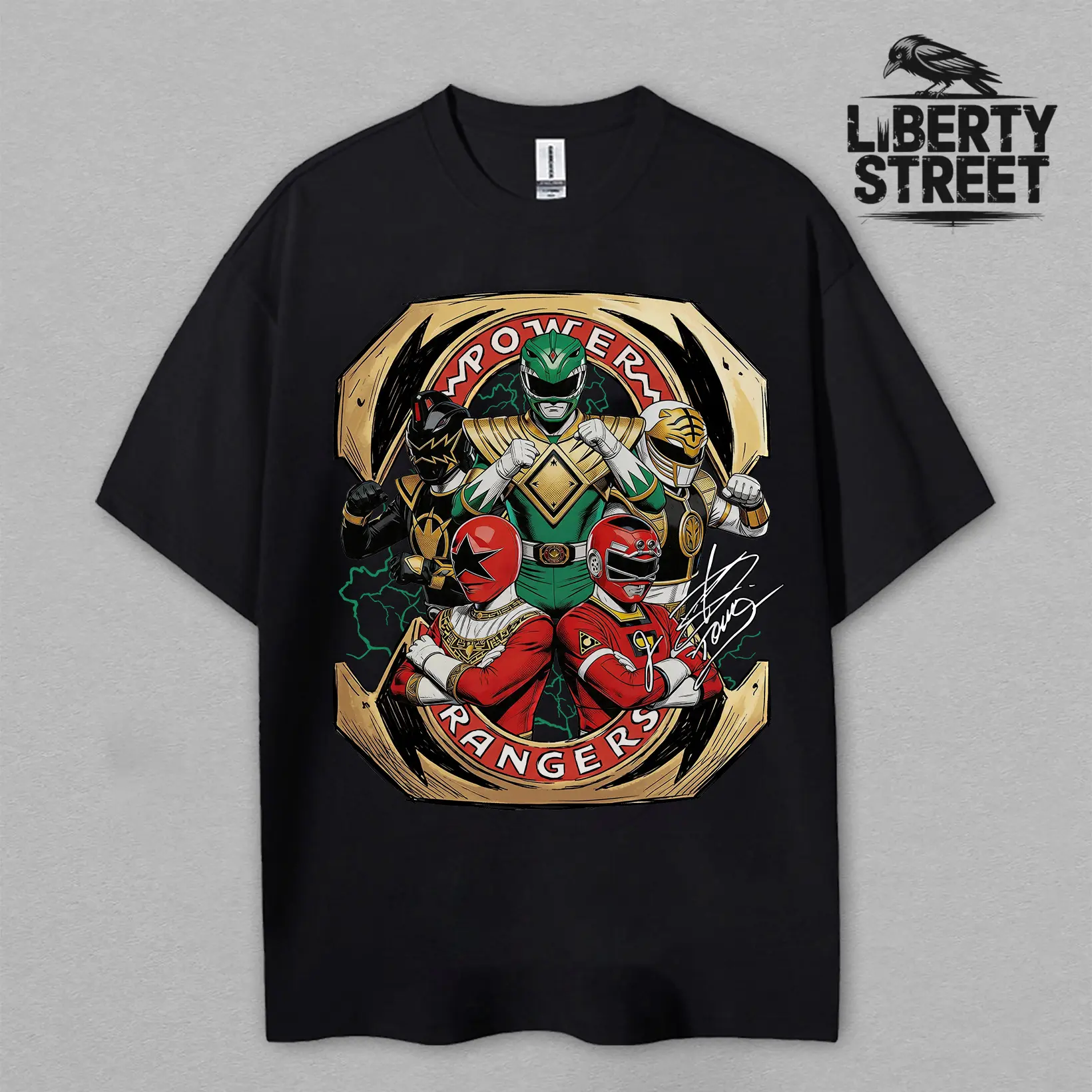 Mighty Morphin Power Ranger T-Shirt, Tommy Power Ranger Super Heros Tee, Gift for Fan