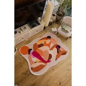 Odd Shaped Terrasun Community Earth Rug by Maggie Stephenson