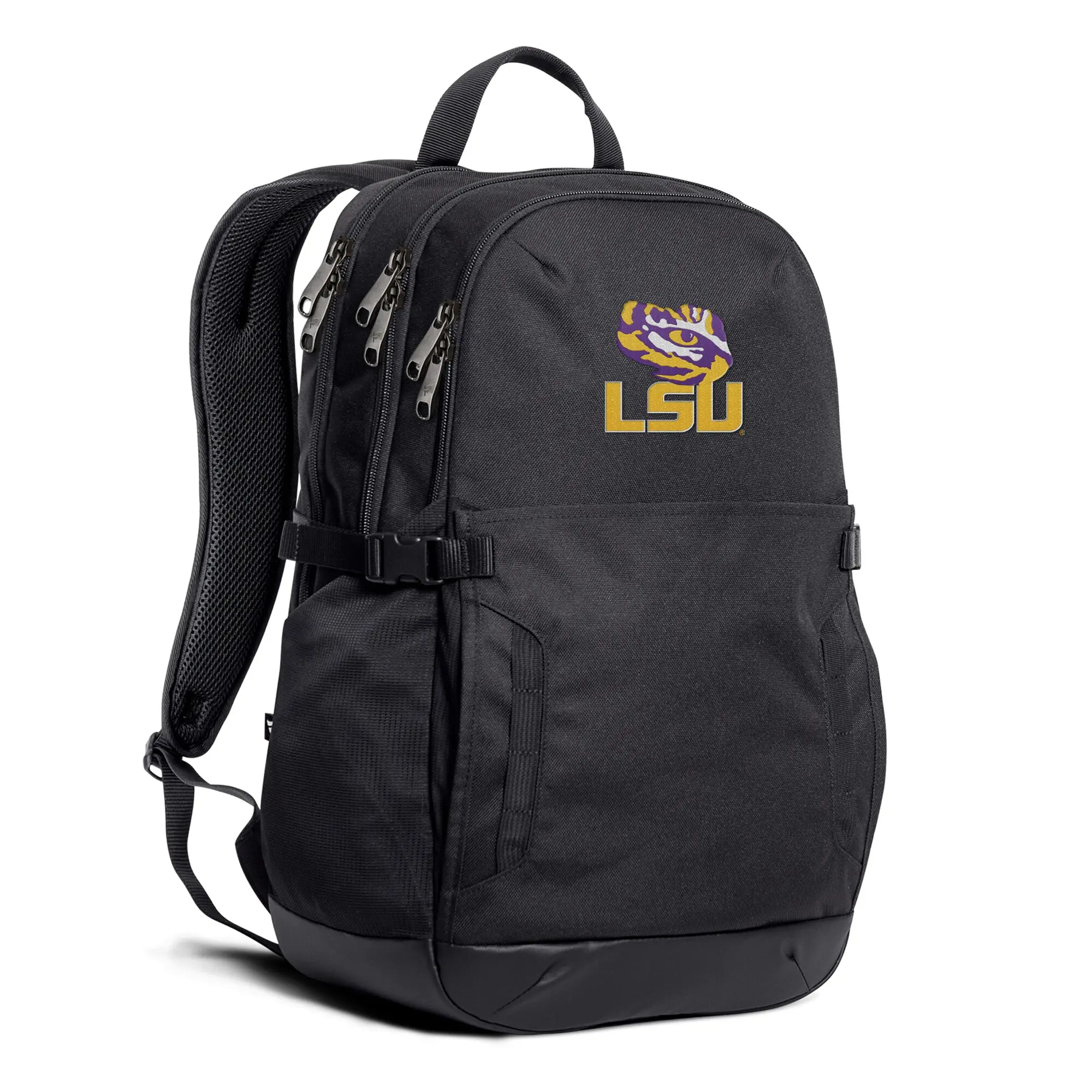 WinCraft LSU Tigers All Pro Backpack Official Team-Themed Backpack Durable Carry Bag Adjustable Shoulder Straps Spacious Storage Daypack for School Work Travel Sports Events Tailgating and Everyday Use
