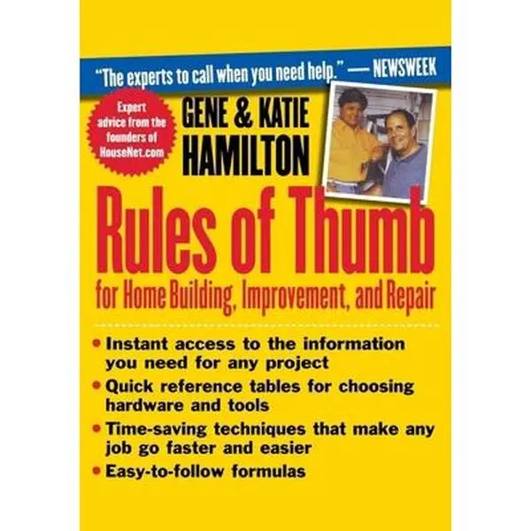 USED-Rules of Thumb for Home Building, Improvement, and Repair by Hamilton, Katie (Paperback)