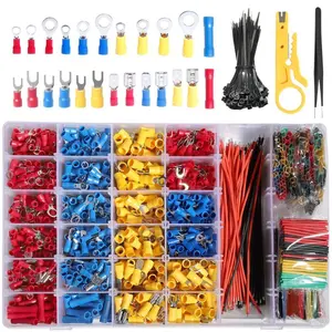 Electrical connectors insulated wires cables fork rings shovels crimp terminals