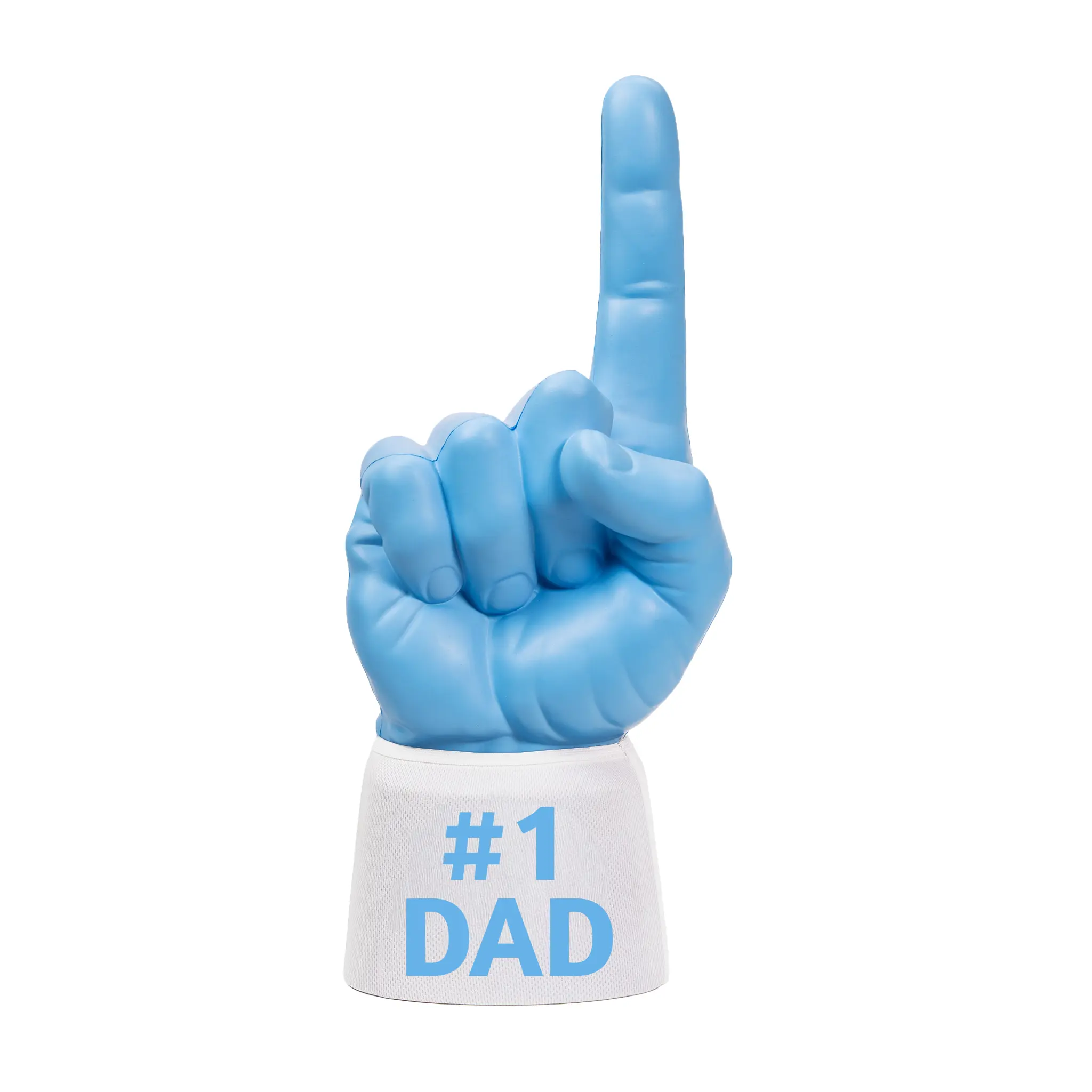 #1 Dad RadHand Foam Finger - Light Blue & White
