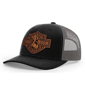 Custom Biker Graphic Trucker Hat, Streetwear Essential, Unisex Street Style