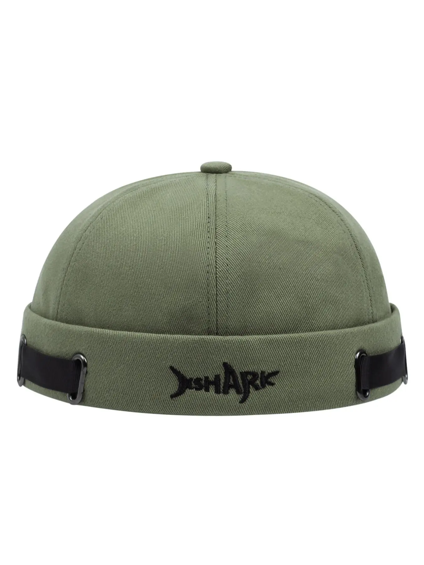1 Piece Letter Pattern Shark Design Docker Hat, Casual Adjustable Hat For Men & Women, Fashion Accessories For Outdoor Activities