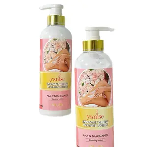 Ysnise Instant Glow Lotion with AHA & Niacinamide for Glowing Skin Care Daily Cleansing