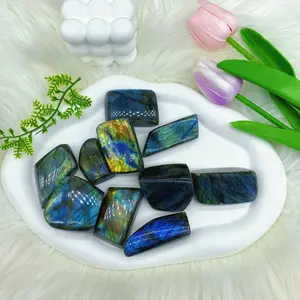 10pc  labradorite mixed random semi-finished crystal