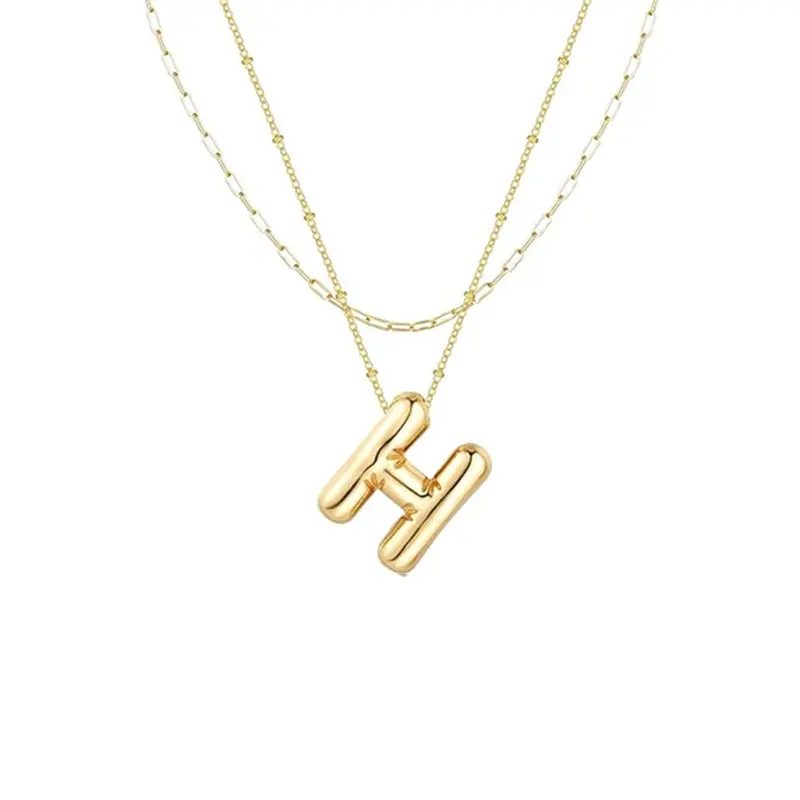 Paper clip double chain H