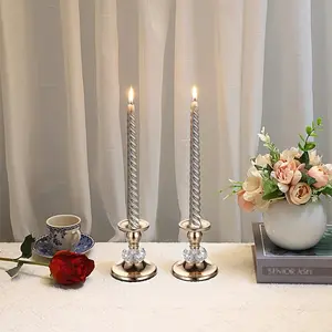Iron Candle Holder, Vintage Style Wax Cup Decorative Ornament, Rustic Home Decoration Accessory, Elegant Table Centerpiece