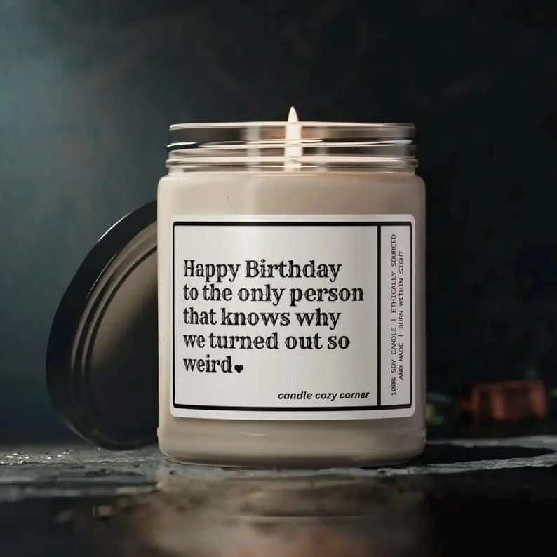 Funny Sister Candle, Sister Birthday Candle, Sister Birthday Gift Candle Funny Birthday Gift for Sister, Personalized Sister Gift