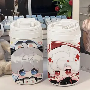 Anime Love and Deepspace Sylus Qin Che Zayne Rafayel Xavier Game Coffee Cup 304 Stainless Steel Water Glasses Portable Cups Gift