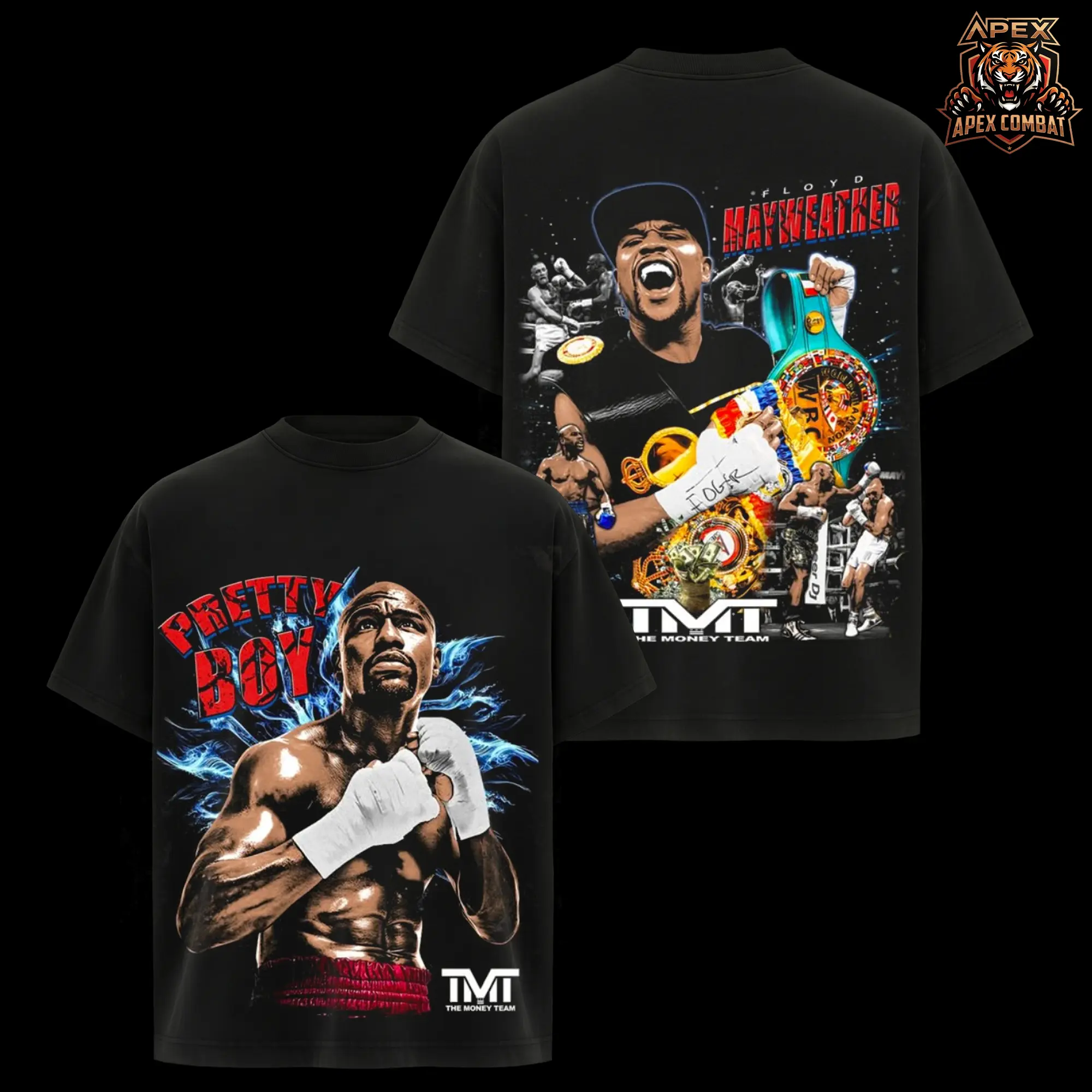 Floyd Mayweather Pretty Boy Vintage Boxing T Shirt, Oversized Heavyweight Graphic Tee, Money Team Legend Shirt, Gym Pump Cover Streetwear, Unisex Outfit, Boxing Gift