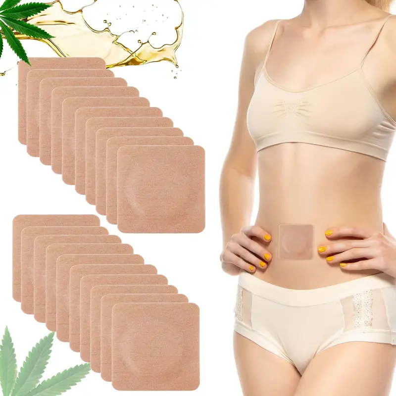 120PCS Disposable Castor Oil Patches - Organic Cotton, Anti-Allergic, Gentle, Sensitive-Safe, High-Absorbent Self-Adhesive Belly Button Wraps, Leak-Proof, No-Wash Skin-Friendly, Long-Lasting Wellness, Relaxing Beauty & Body Care Gift for Loved Ones