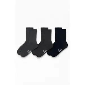 Pacsun Men's 3 Pack Gray Crew Socks