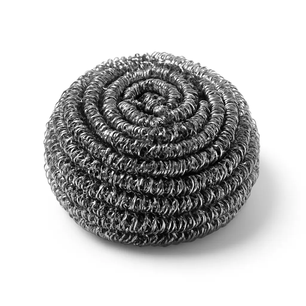 Stainless Steel Wool Scouring Pads - Heavy-Duty, Rust-Proof, Long-Lasting Reusable Industrial Tool for Kitchen Cleaning Supplies, Stove & Sink Cleaning