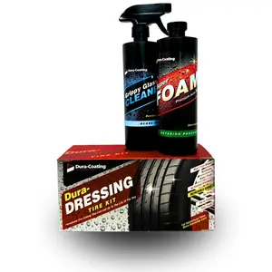 Single Car DURA-DRESSING Bonus KIT W/ AUTO WASH & GLASS CLEANER