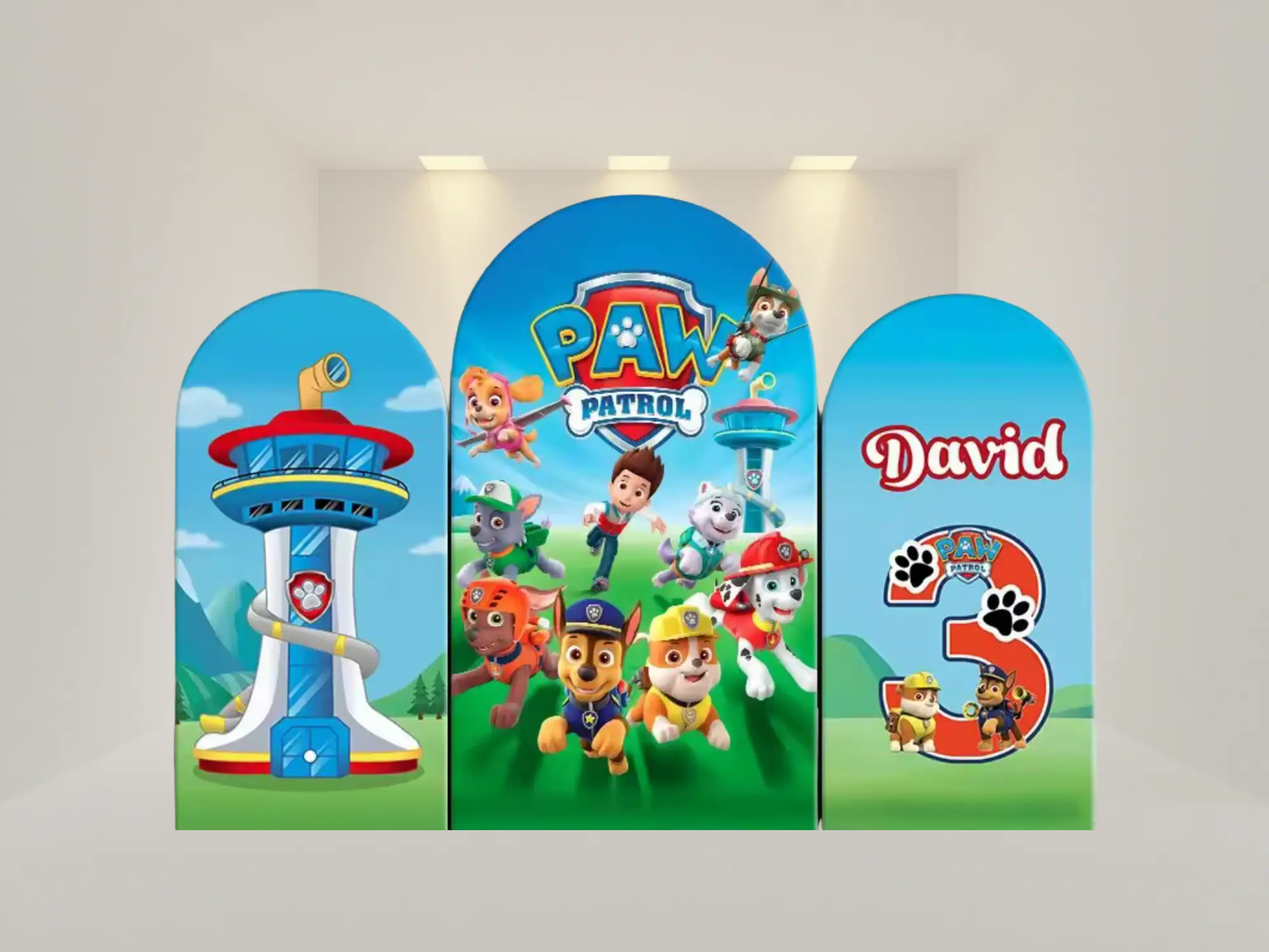 Dogs Arch Backdrop Covers to Birthday Backdrop | Chiara cover