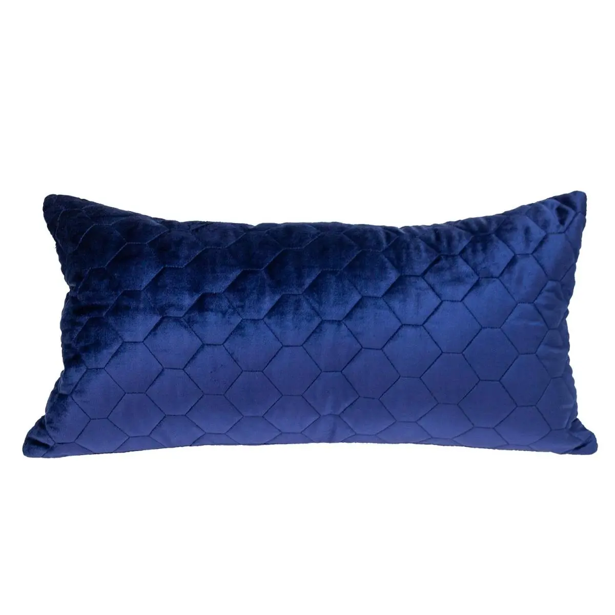Parkland Collection PILL21374P Bazyli Transitional Blue Rectangle Throw Pillow