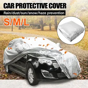 S/M/L Universal Car Cover Outdoor Full Car Cover Sunscreen and UV Protection Car Body Rainproof, Dustproof and Waterproof Cover Car Cover Car Cover
