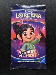 Disney Lorcana Shimmering Skies Single Hobby Pack - 12 Additional Game Cards for Trading Card Game Enthusiasts