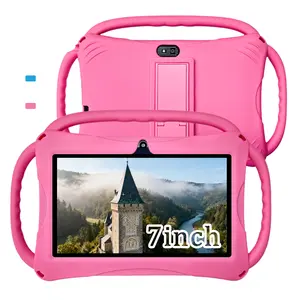 7-inch children's tablet, Android wifi tablet, Android dual camera, early childhood education, 3-12 years old, enlightenment, parental control, anti fall and anti-collision, shockproof tablet, no adapter, New Year/Halloween/Children's Day/Christmas gift