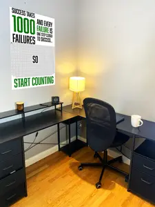 Large Canvas Poster - "1000 Failures" - Polyester Matte Canvas with Deep, Rich Color, Detailed Designs & Tearproof Material.