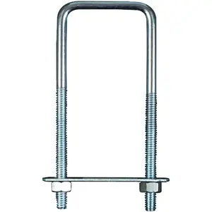 Baron Manufacturing 20311 U- Bolt Square 0.31 x 2 x 3 in. Zinc Plated
