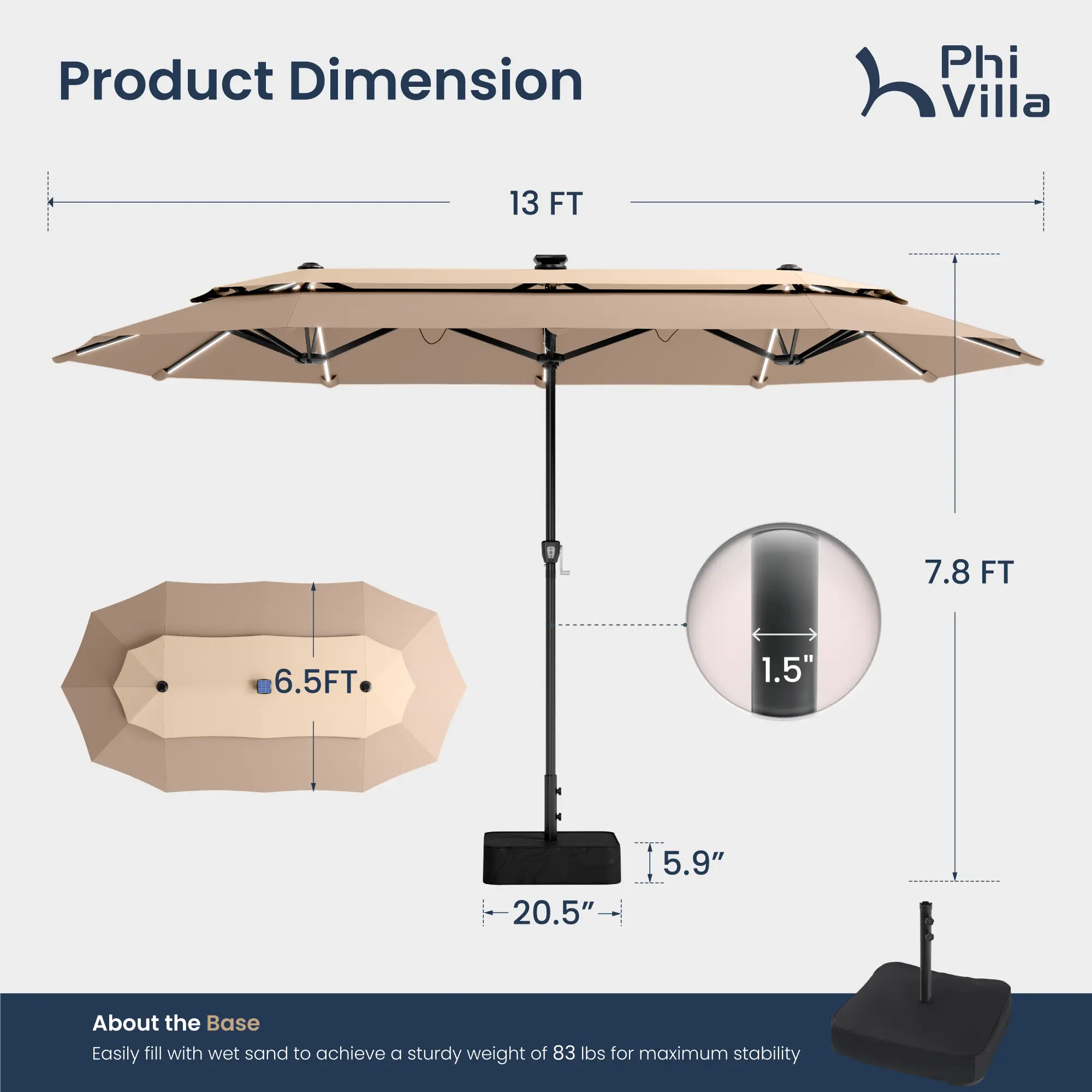 Beige Two-Tone Design