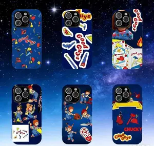 Funny Chucky overalls phone case unique horror Halloween custom cases iphonecase 11-17