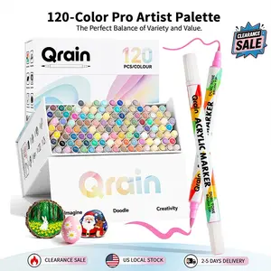 New 72/120/168 Colors Dual Tip Markers, 2-In-1 Brush & Fine Point Art Pens, Graffiti DIY Drawing Craft Supplies, Creative Crafting Tools