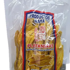 PLATANINAS CRUJIENTES GUATEMALA MAYA 2 PACK / PLANTAIN CHIPS FROM GUATEMALA / HOJUELAS DE PLÁTANO FRITAS 150G